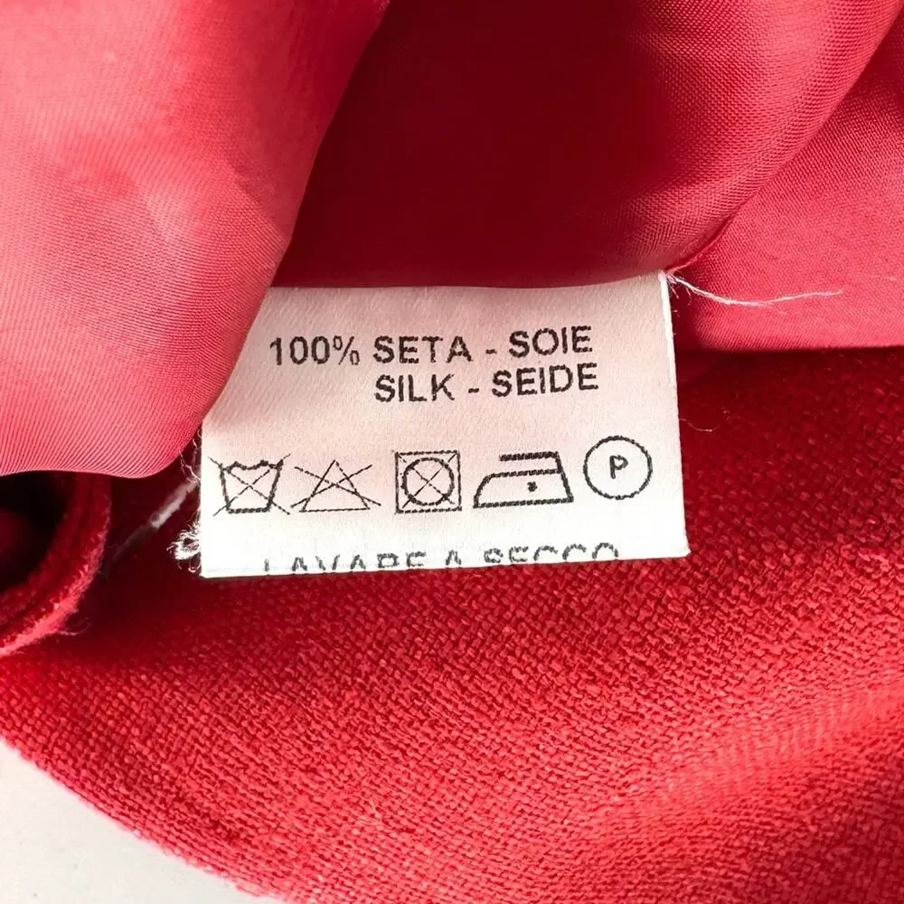 Trillion Vibrant Red Women's‎ Silk Blazer